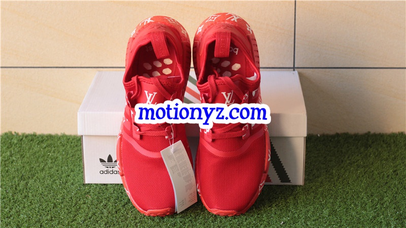 Real Boost Adidas NMD R1 Custom Red